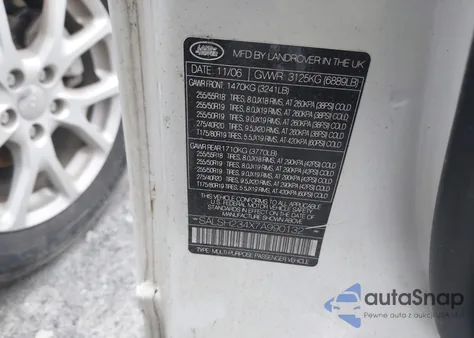 2007 Land Rover Range Rover Sport Supercharged из США, поврежденный, VIN SALSH234X7A990132